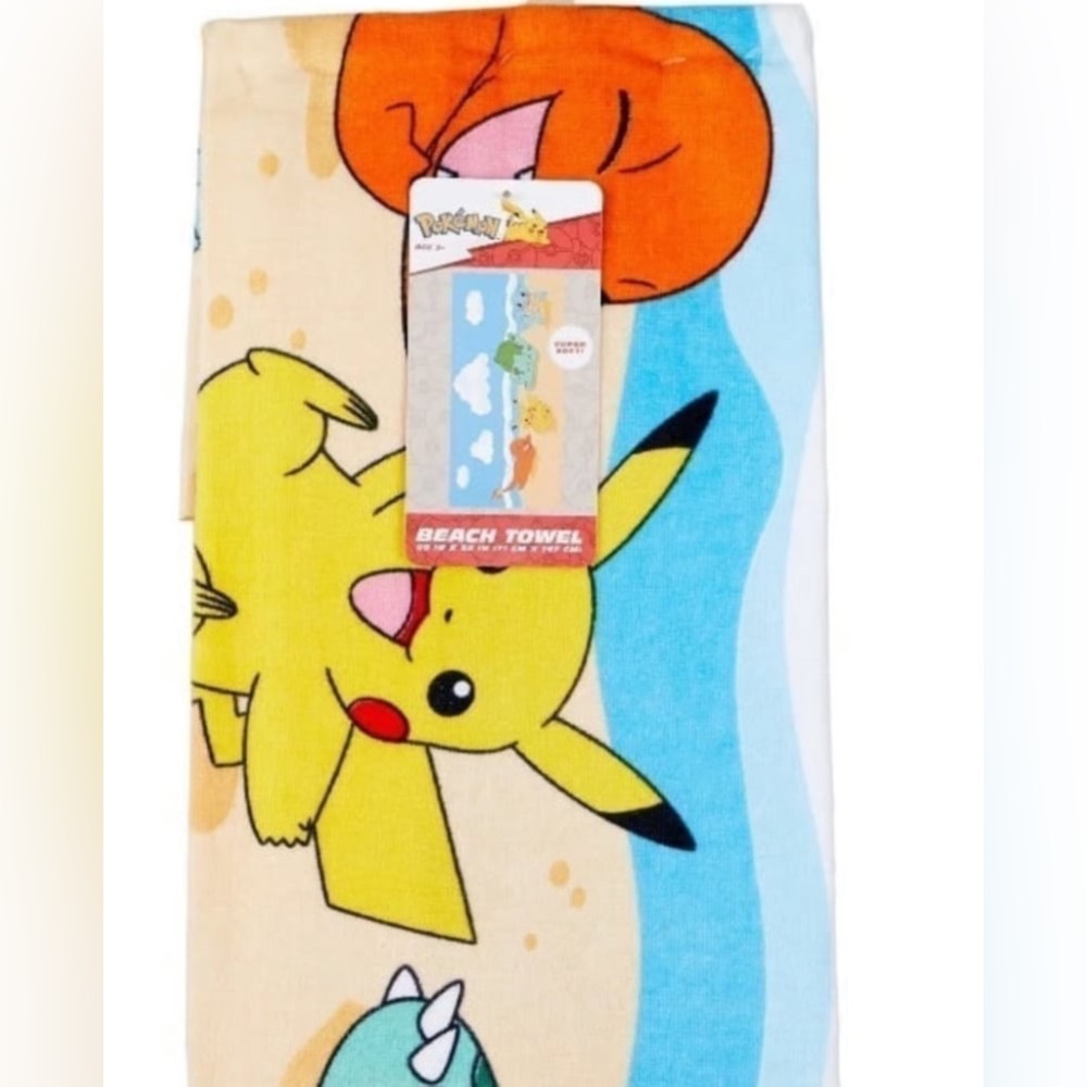 Pokemon-Pokemon Beach Towel 28 In x 58 In